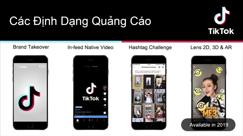 Các dạng Tiktok Ads